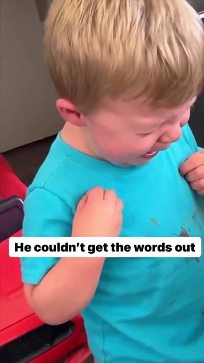 Dude forgot to breathe