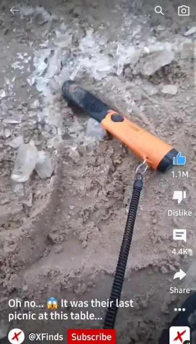 Break rock. Dig hole.