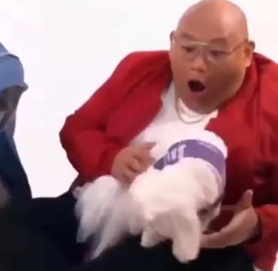 When the doggo choses you!