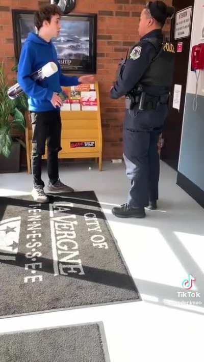 Fan of Maegan Hall asks for a ride along