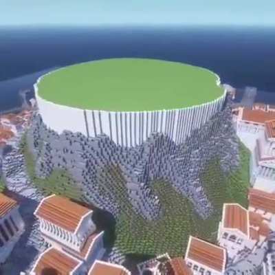 This Guy Built An Ancient City In Greece, In Minecraft.