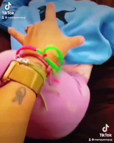 Why did I come home to my wife turning our daughter into a dog toy squeaker ???…. ???