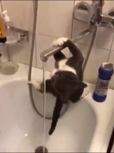 Hard way to drink