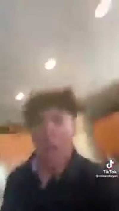He Spills Drink As A "Prank"