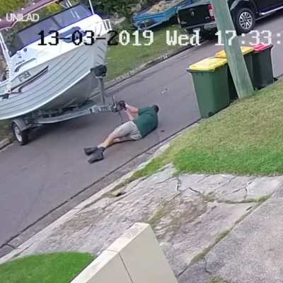 to stop a boat trailer