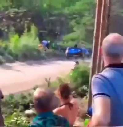Rally car driving takes a lot of skill to execute