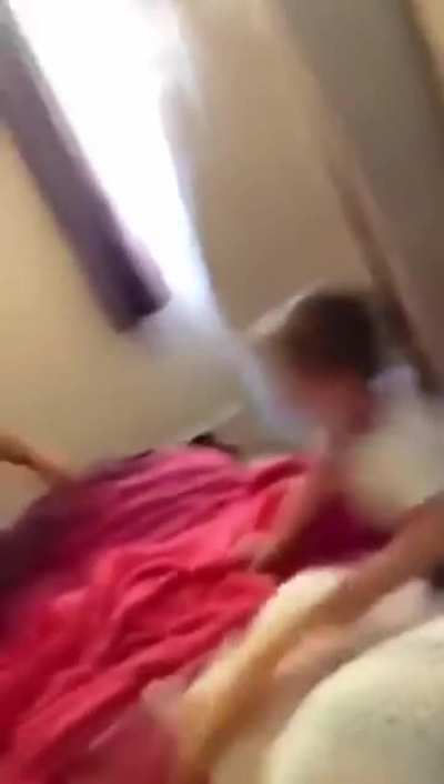 Kid finds moms dildo