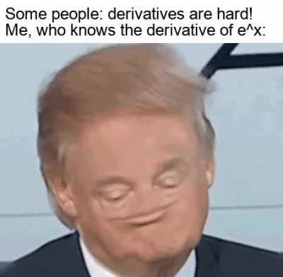 It's e^x of course