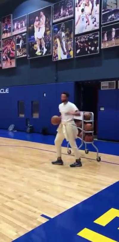 Steph Curry casually nailing multiple full court shots ?