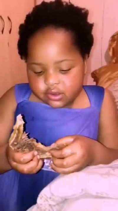But she’s a vegetarian.?