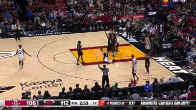 [Highlight] Herro hits the and one floater to keep the Heat lead in the fourth comfy