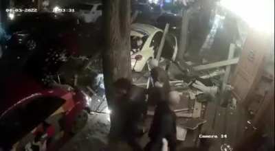 Explosion in a night club