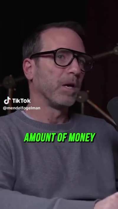 depressed because he makes too much money