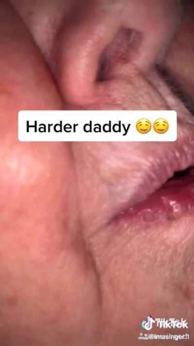 Grandma getting a bit too comfortable on Tiktok