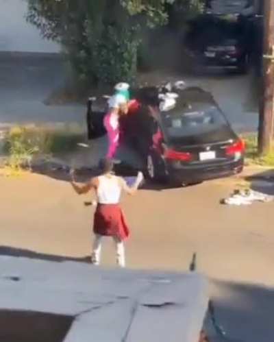 Car set on fire