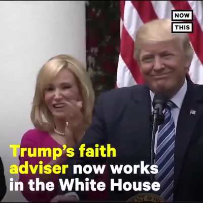 Trump's spiritual advisor, Paula White: "To say no to President Trump would be saying no to God."