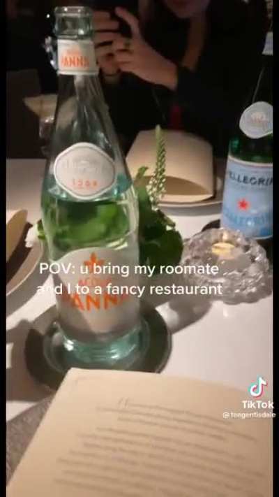WCGW: Going to a fancy restaurant