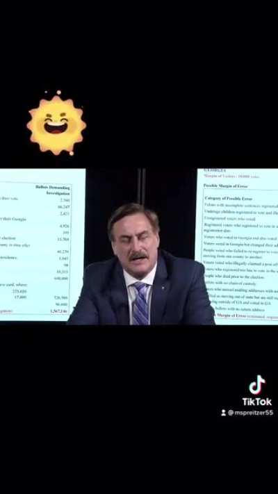 The my pillow guy is starting to make some sense
