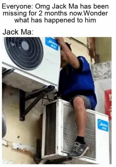 Guys he's right here