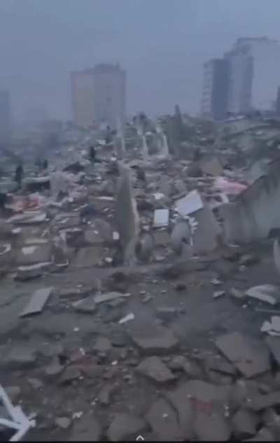 Horrendous aftermath footage of southern turkey after being hit by a 7.8 magnitude earthquake