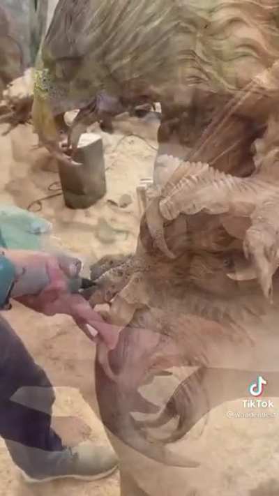 This carving is priceless.Is this a talent , ability or a skill?
