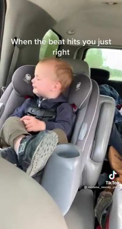 When the beat hits you just right