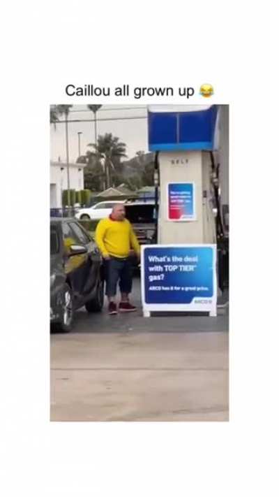 Caillou is finally a man ?