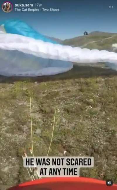Paragliding tandem with Good Boi