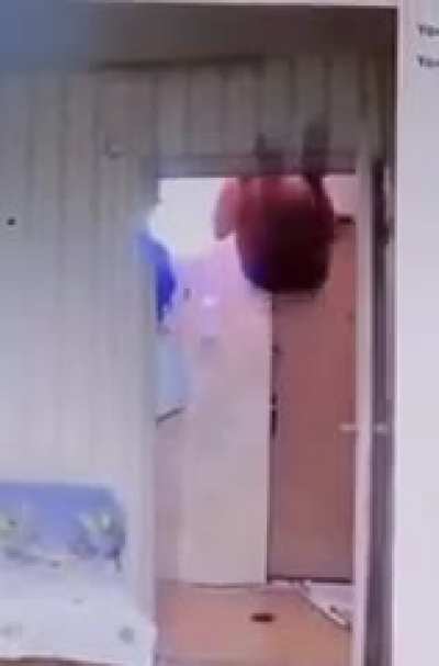 Doing a pull up