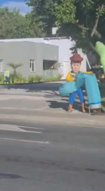 woody is having a bad day at work