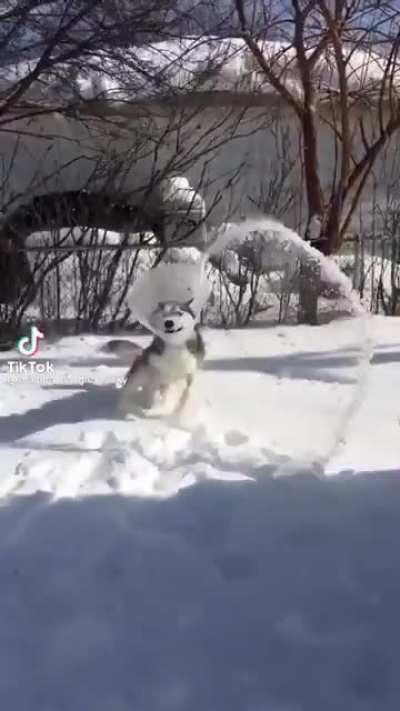 He became a snow cone