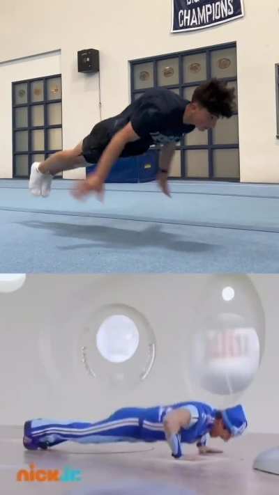 Never have I ever seen the last push-up form.