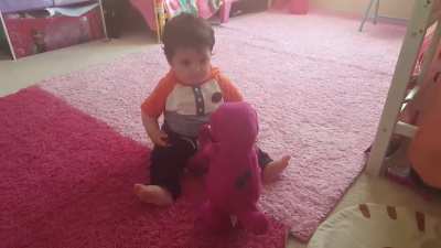 Barney is at it again