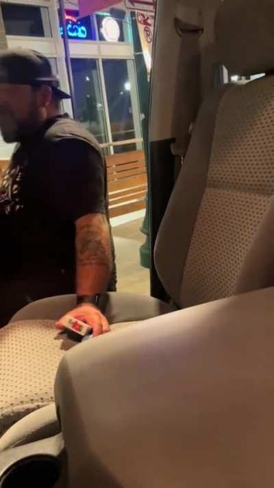 to get in the truck