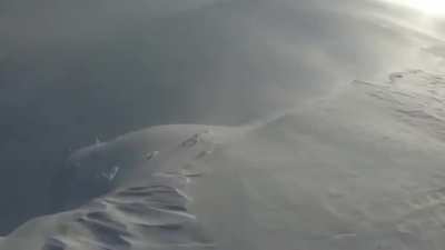 Skiing with friends