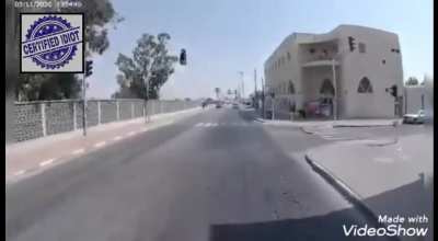 Red light, no turn right, sidewalk, one-way street... Certified idiot!