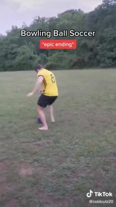 Bowling ball soccer