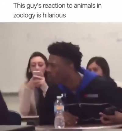 His reaction ?