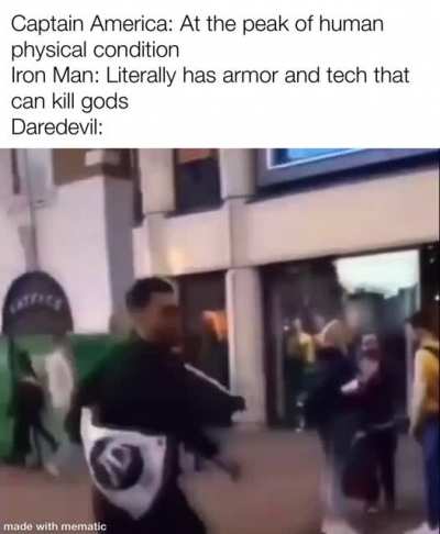 Daredevil go *swish*
