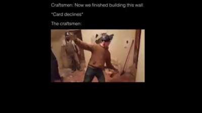 no wall for you