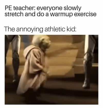 He's preparing for the Olympics