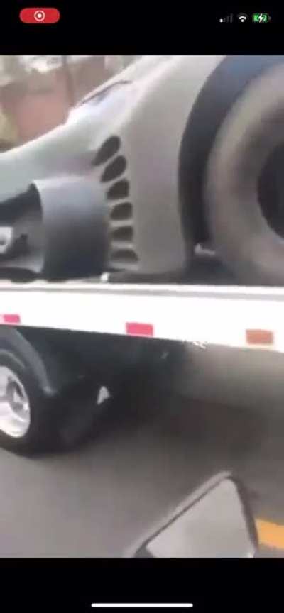 Somebody stole the batmobile