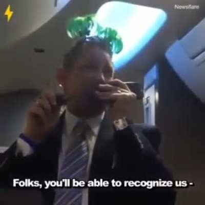 Funny Flight Attendant