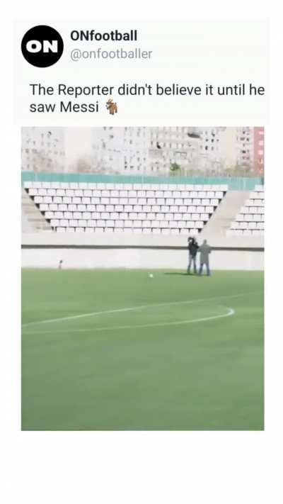 He (Messi) knows physics so well. Balanced the wind speed with his kick energy and direction