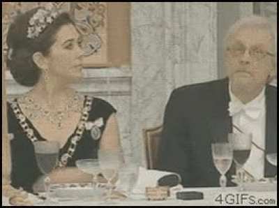 Guy attempts to peek at the princess's tits in Denmark