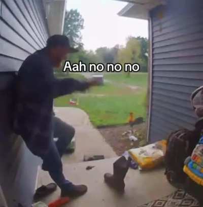 To put on his boots
