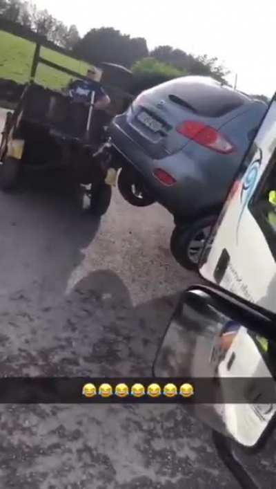 How did he even manage that lol