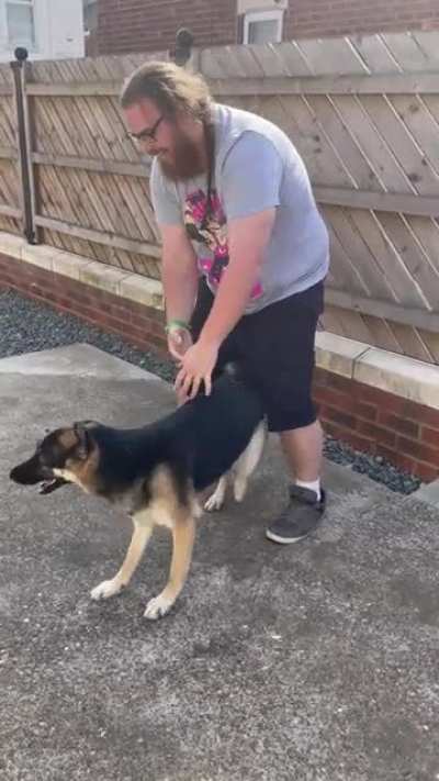 My girl was so happy to see me after my weekend away. It was the first time we’d ever spent any time apart.