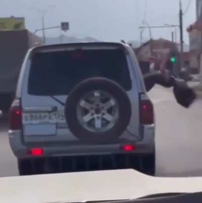 To be sexy while taking a ride ??