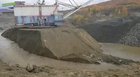 Excavator knows to hop away before disaster happens.